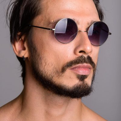 man with glasses